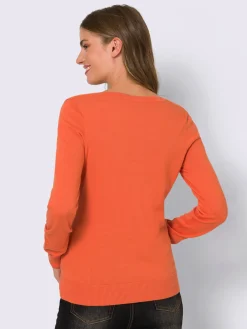 Linea Tesini Pulls<Pull encolure ronde basique et facile à associer, coloris tendance