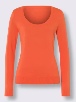 Linea Tesini Pulls<Pull encolure ronde basique et facile à associer, coloris tendance