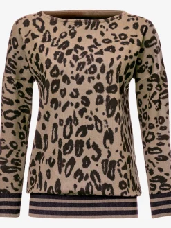 Ashley Brooke Pulls<Pull encolure ronde imprimé tendance