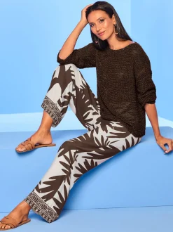 Rick Cardona Pulls<Pull encolure ronde joli fil fantaisie