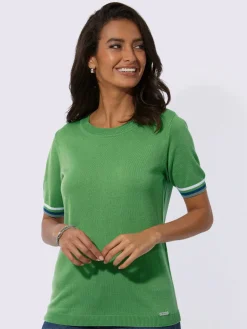 Collection L Pulls<Pull encolure ronde jolies rayures