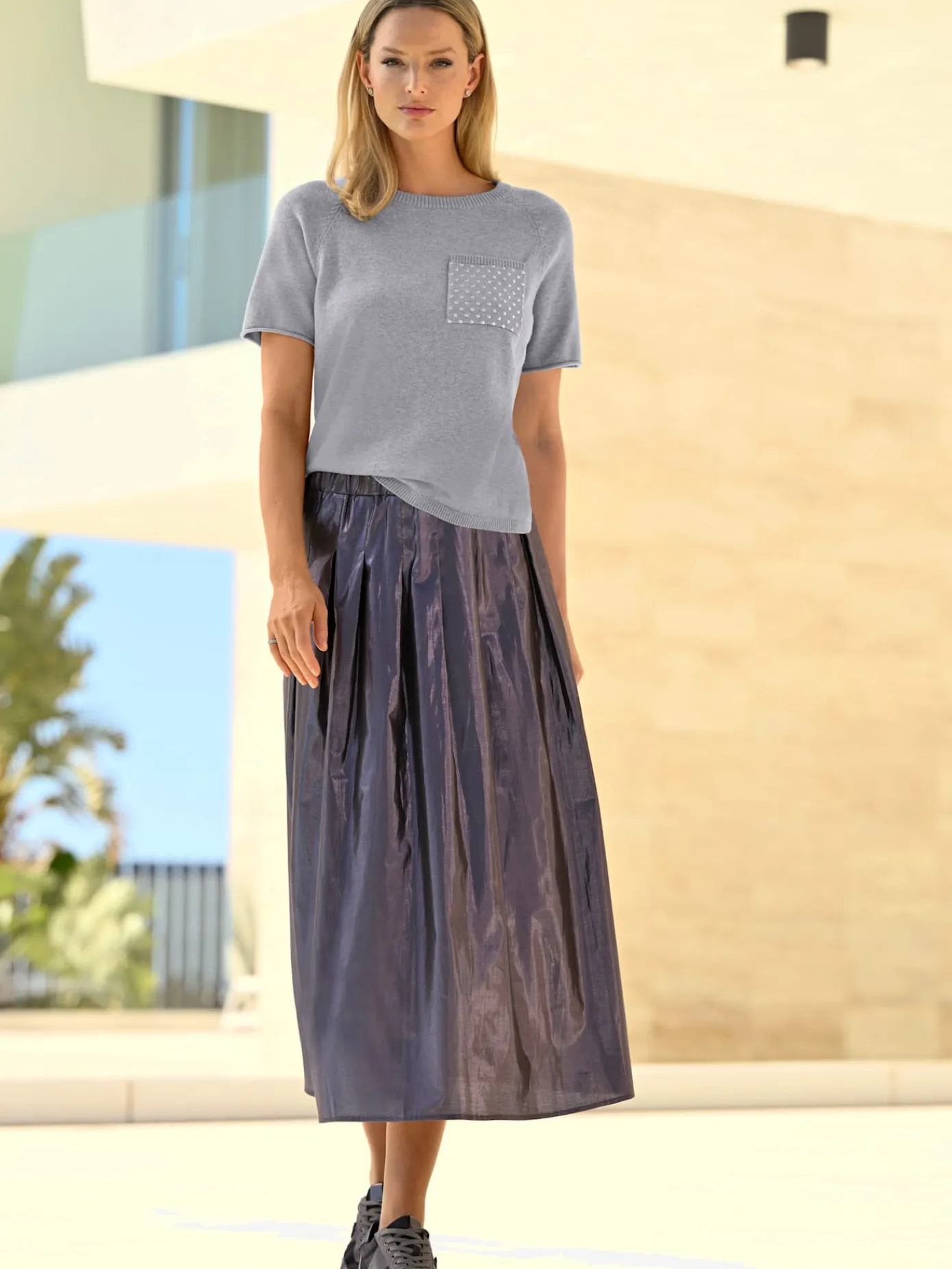 Rick Cardona Pulls<Pull encolure ronde manches mi-longues affinantes