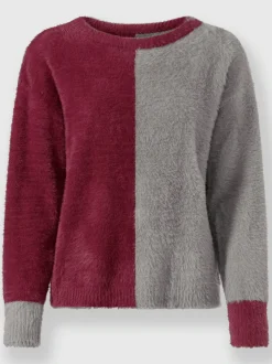 Rick Cardona Pulls<Pull encolure ronde motif color block tendance