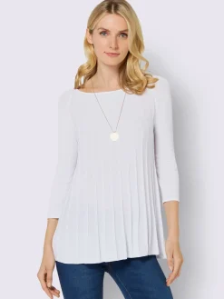 Pulls<Pull encolure ronde viscose douce et fluide