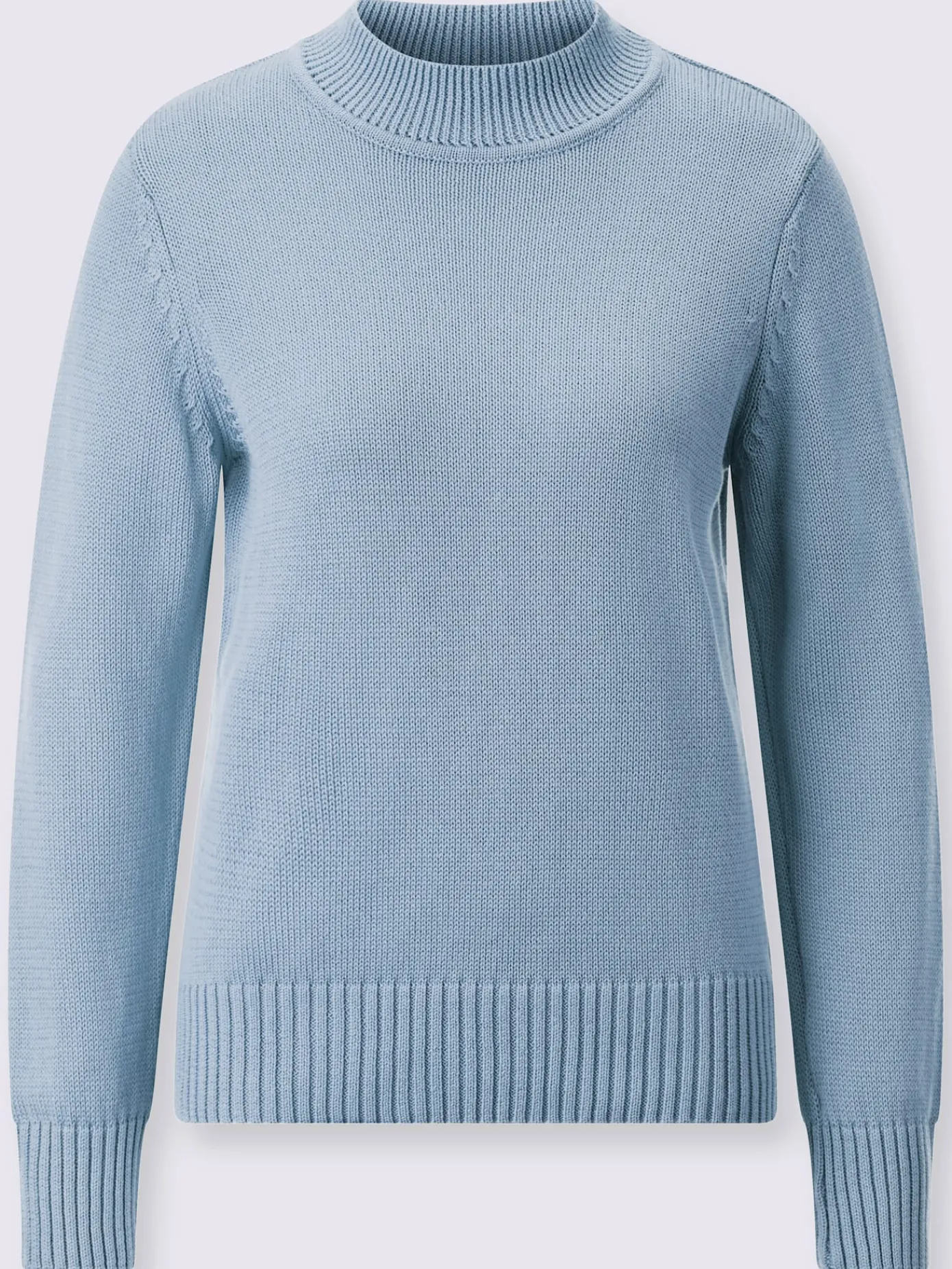 Collection L Pulls<Pull femme col tortue finitions côtelés