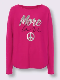 Mandarin Pulls<Pull imprimé feuille brillant