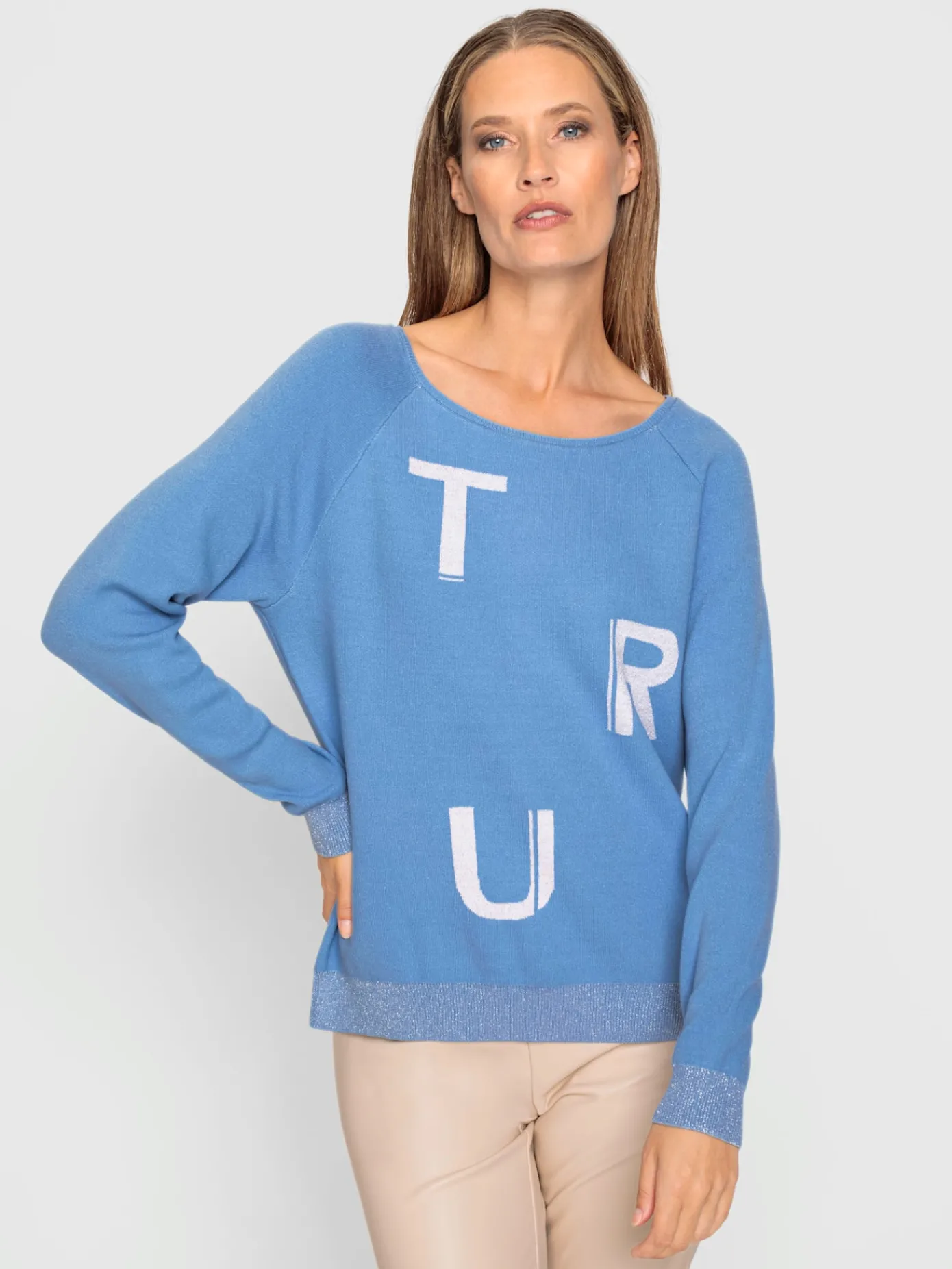 Rick Cardona Pulls<Pull jacquard fil fantaisie brillant