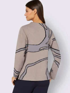 Creation L Pulls<Pull jacquard mélange de viscose doux