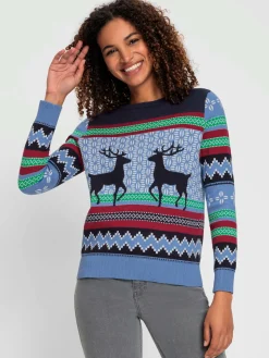 Collection L Pulls<Pull jacquard pur coton