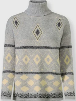 Rick Cardona Pulls<Pull jacquard superbe motif intarsia