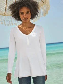 Linea Tesini Pulls<Pull long coupe en a affinante