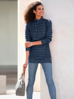 Collection L Pulls<Pull long jolie coupe longue moderne