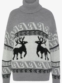 Vivance Pulls<Pull norvégien avec grand col roulé