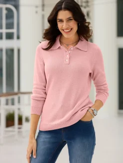 Pulls<Pull polo 50% coton