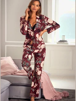 s.Oliver Pyjamas<Pyjama au motif floral botanique