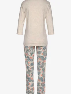 LASCANA Pyjamas<Pyjama avec pantalon imprimé