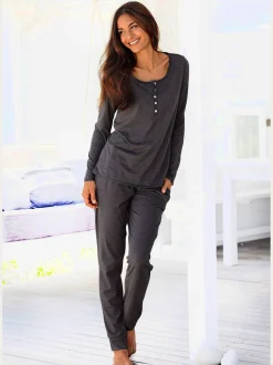 Arizona Pyjamas<Pyjama basique à l'aspect chiné