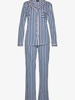 H.I.S Pyjamas<Pyjama classique à rayures fraîches