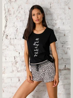 s.Oliver Pyjamas<Pyjama court à encolure ronde