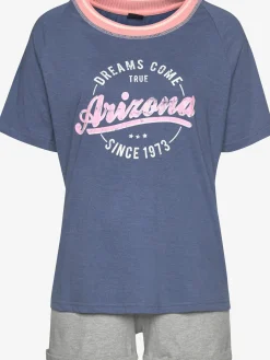 Arizona Pyjamas<Pyjama court au design universitaire