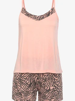 LASCANA Pyjamas<Pyjama court avec détails imprimés