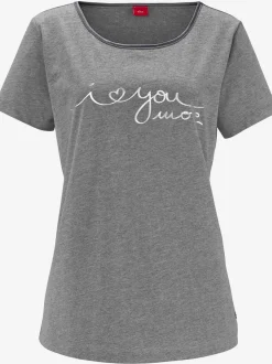 s.Oliver Pyjamas<Pyjama court avec inscription imprimée