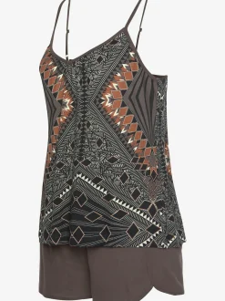 LASCANA Pyjamas<Pyjama court débardeur avec bretelles spaghetti réglables et ourlet légèrement arrondi