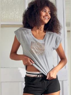 Vivance Dreams Pyjamas<Pyjama court, imprimé devant