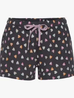 Vivance Dreams Pyjamas<Pyjama court t-shirt à encolure ronde et manches courtes avec revers aux ourlets