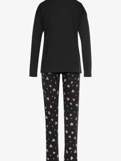 Vivance Dreams Pyjamas<Pyjama t-shirt à manches longues avec mancherons