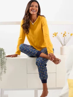 wäschepur Pyjamas<Pyjama-pantalon jersey fin