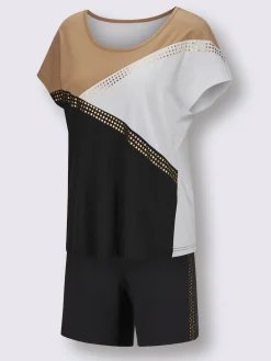 wäschepur Pyjamas<Pyjamas courts jersey fin