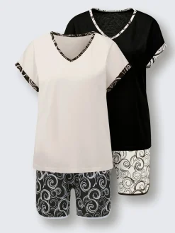 wäschepur Pyjamas<Pyjamas courts jersey fin