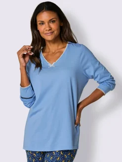 wäschepur Pyjamas<Pyjama-t-shirt jersey fin