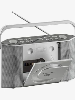 helline home Objet De Décoration<Radio retro radio portable fm, stéréo et cd/mp3