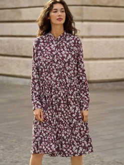 Robes<Robe à fleurs pure viscose
