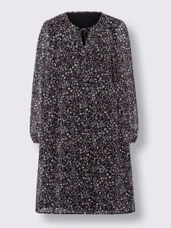 Linea Tesini Robes<Robe à fleurs qualité tissée