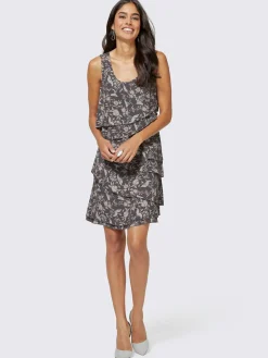 Alessa W. Tenues De Cérémonie|Robes<Robe à motif floral et effet superposé affinant