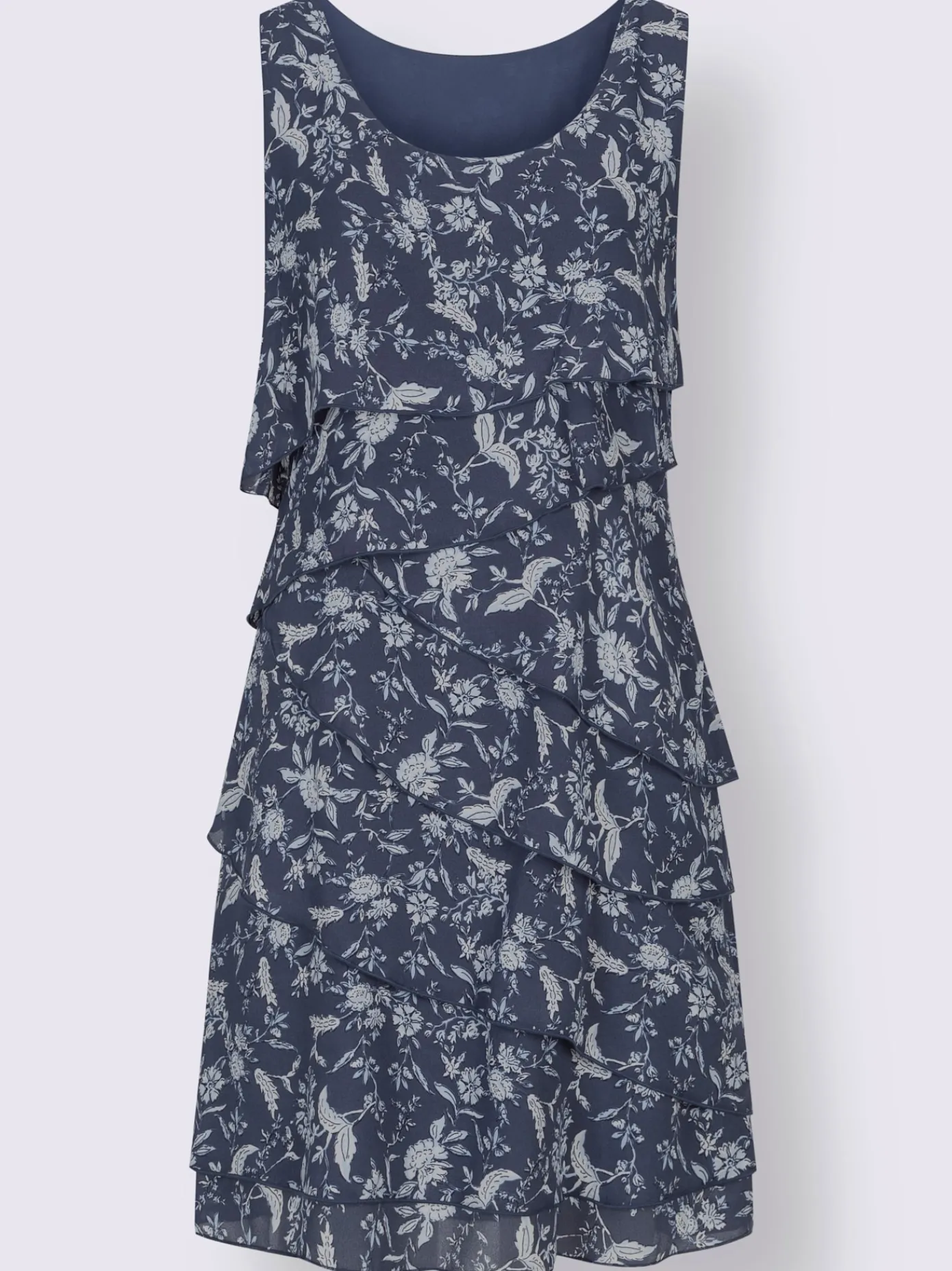 Alessa W. Tenues De Cérémonie|Robes<Robe à motif floral et effet superposé affinant