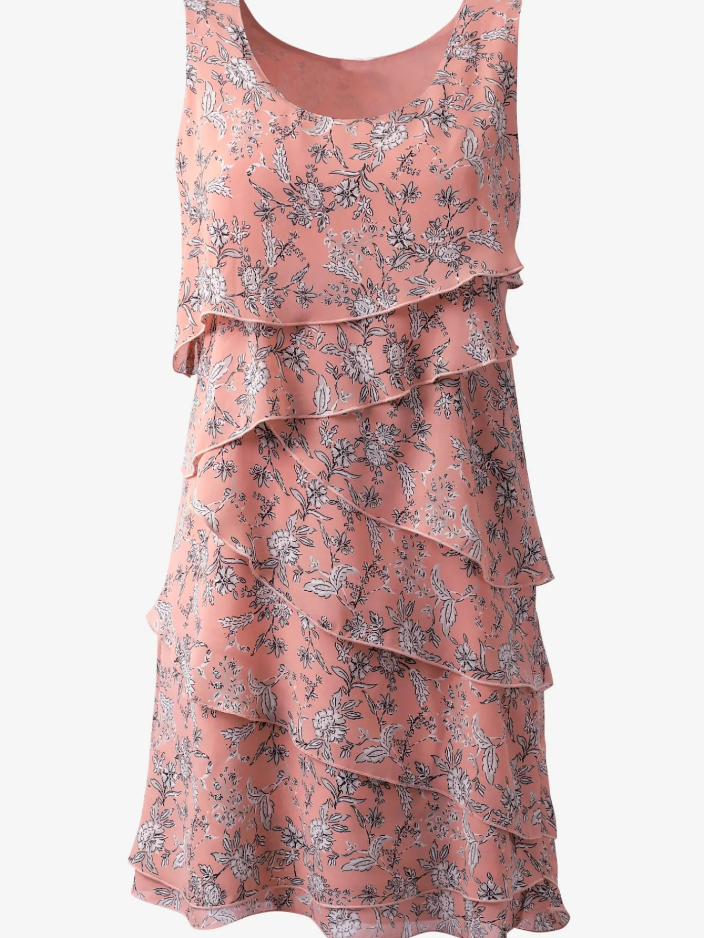 Alessa W. Tenues De Cérémonie|Robes<Robe à motif floral et effet superposé affinant