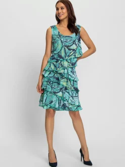 Fair Lady Robes<Robe à volants qualité tissée