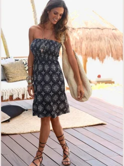 LASCANA Robes<Robe bustier imprimé ethnique tendance