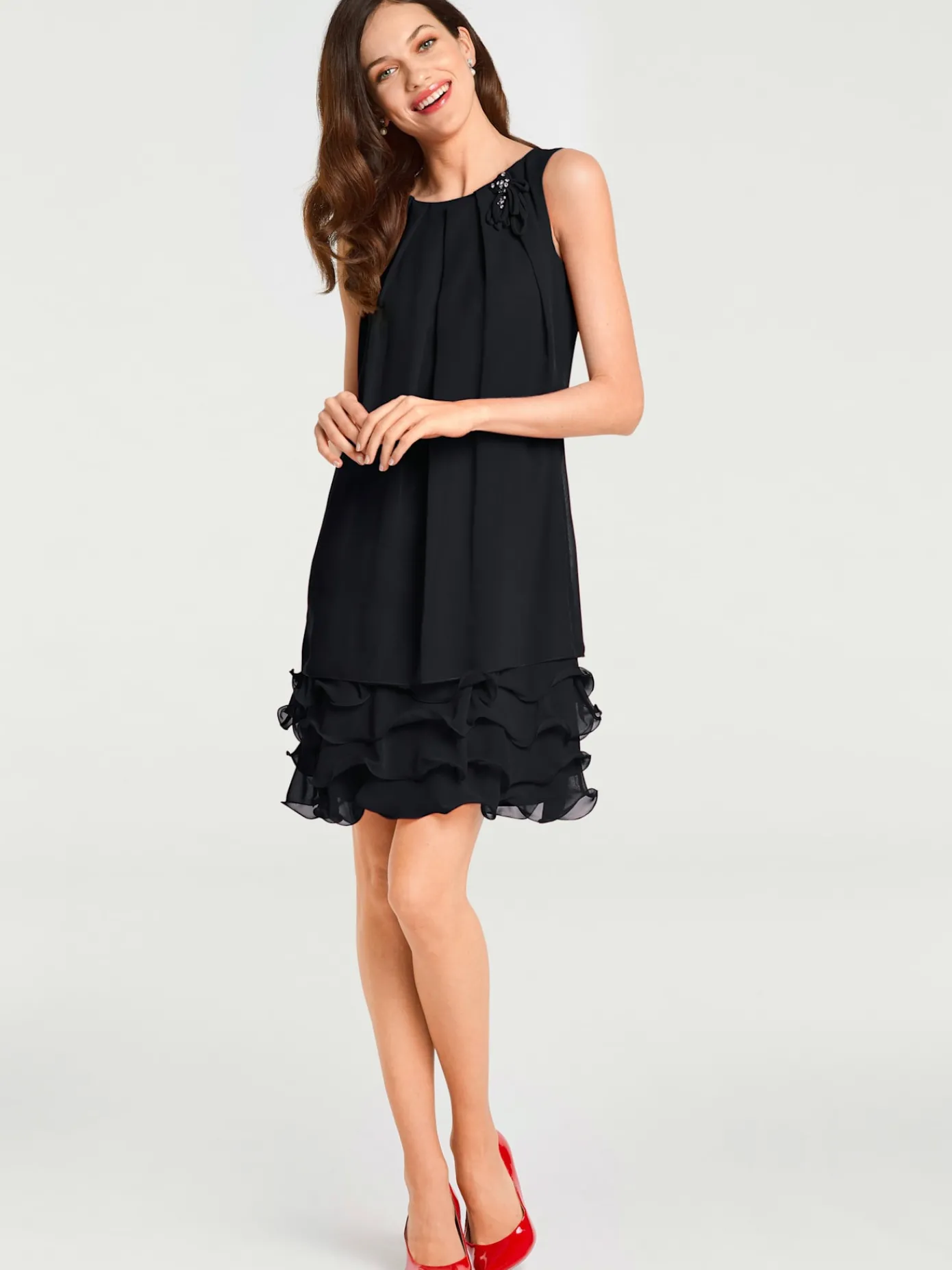 Ashley Brooke Tenues De Cérémonie|Robes<Robe de cocktail qualité crêpe légère et fluide