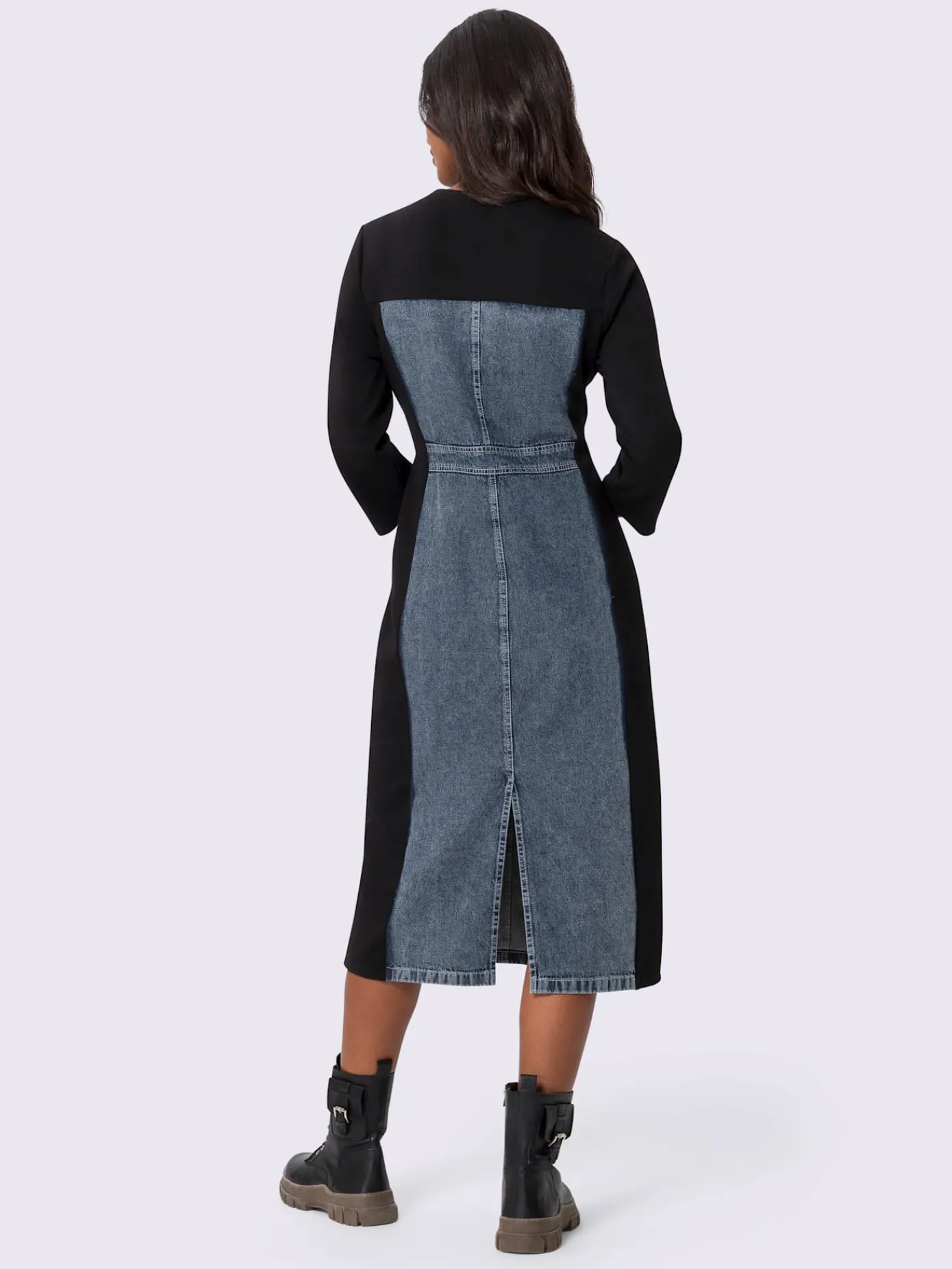 Mandarin Robes<Robe de loisirs denim doux