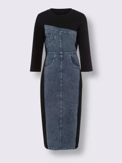 Mandarin Robes<Robe de loisirs denim doux