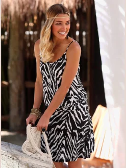 Beachtime Mode De Plage|Robes<Robe de plage courte imprimée