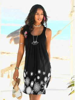 Beachtime Mode De Plage|Robes<Robe de plage encolure ronde