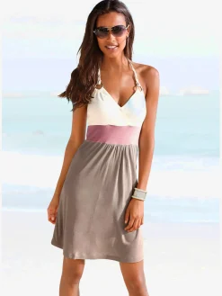 Beachtime Mode De Plage|Robes<Robe de plage look duo de couleurs tendance