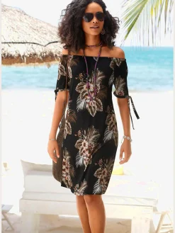 Beachtime Mode De Plage|Robes<Robe de plage robe d'été dénudée avec imprimé