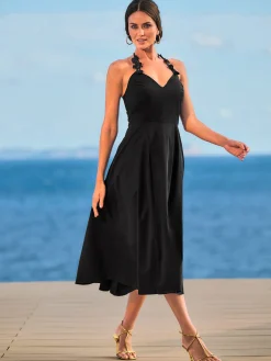 Ashley Brooke Robes<Robe dos nu bretelles réglables